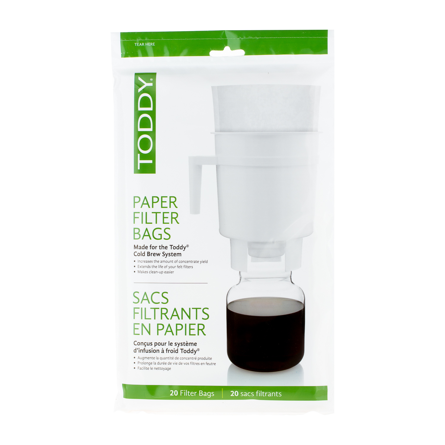 Toddy - Home Toddy Maker Filters - 20 pack