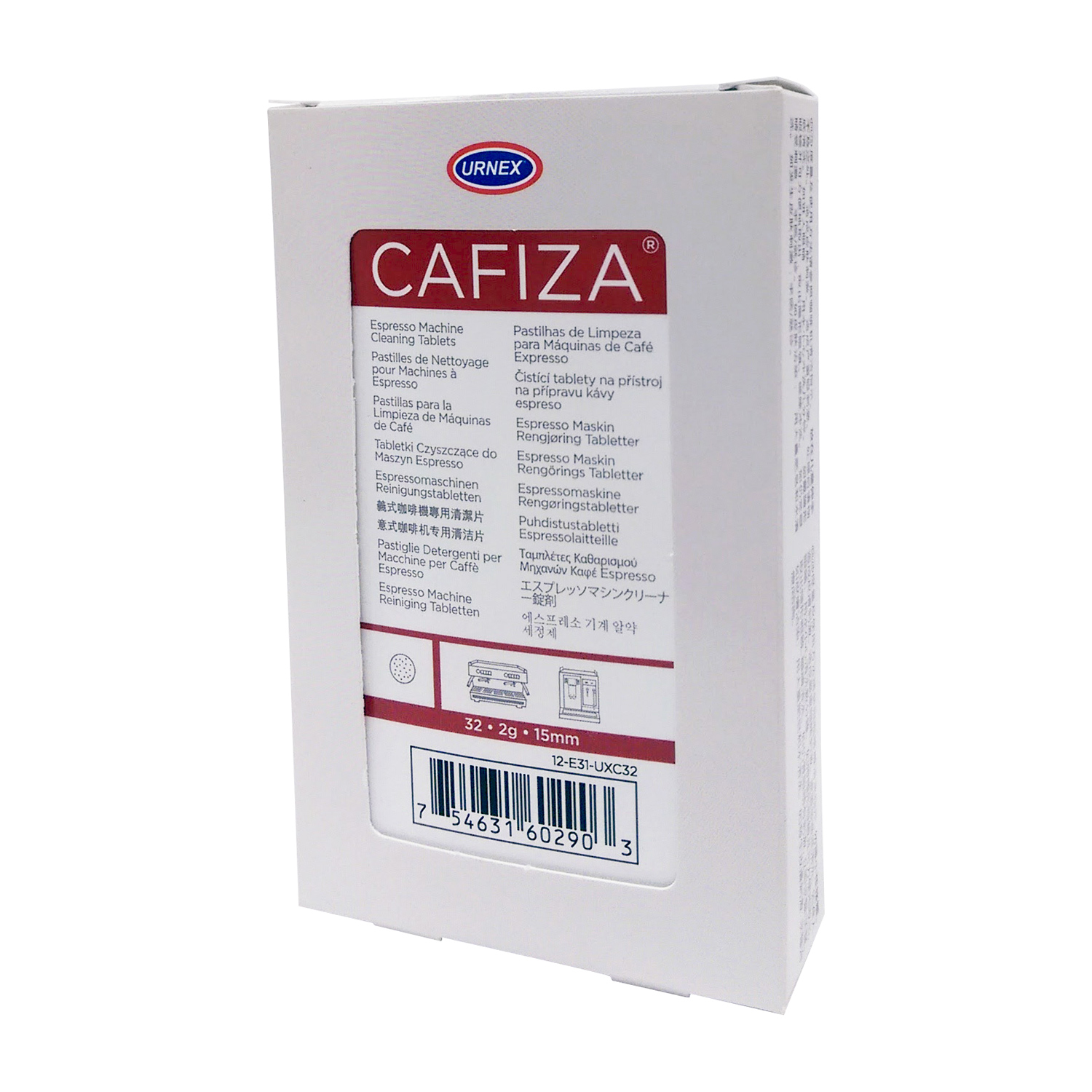 Urnex Cafiza E31 - Tabletki do czyszczenia ekspresów - 32 sztuki