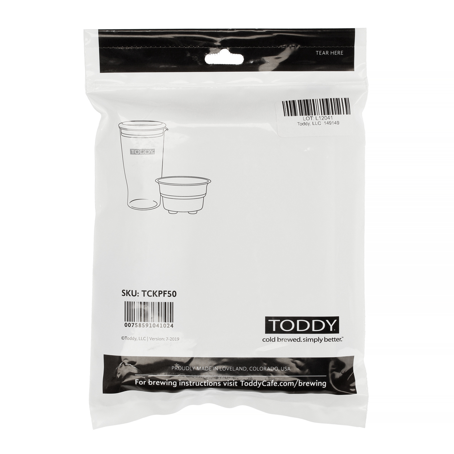 Toddy - Cold Brew Cupping Kit Paper Filters - Pack of 50