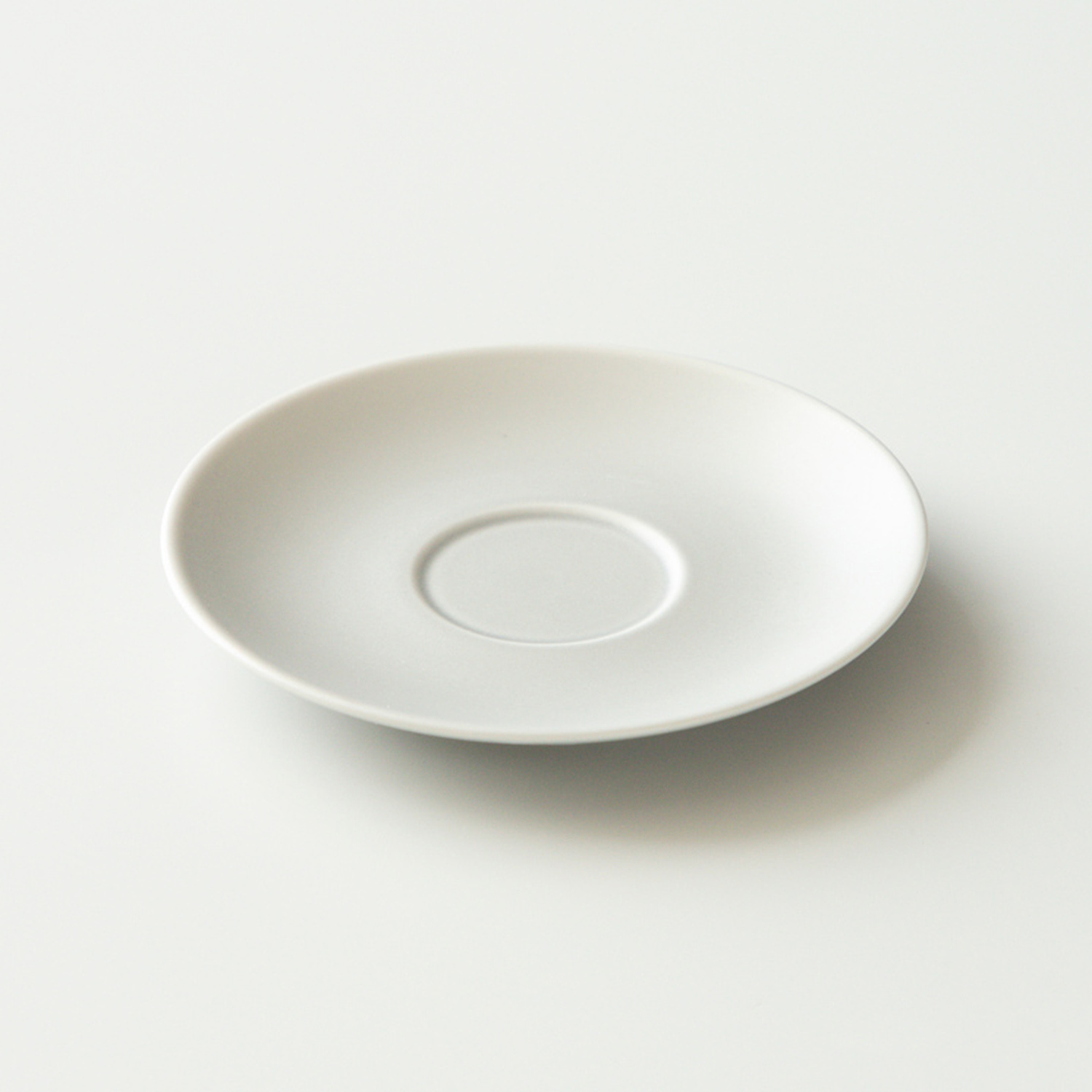 ORIGAMI - Aroma Ceramic Saucer Matt Gray