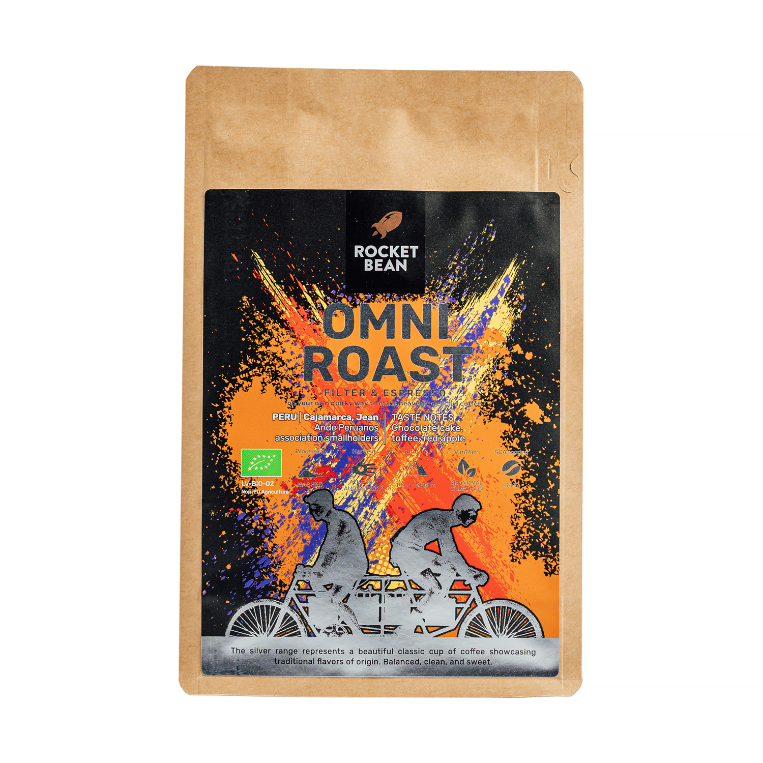 Rocket Bean - Peru Organic Washed Omniroast 200g