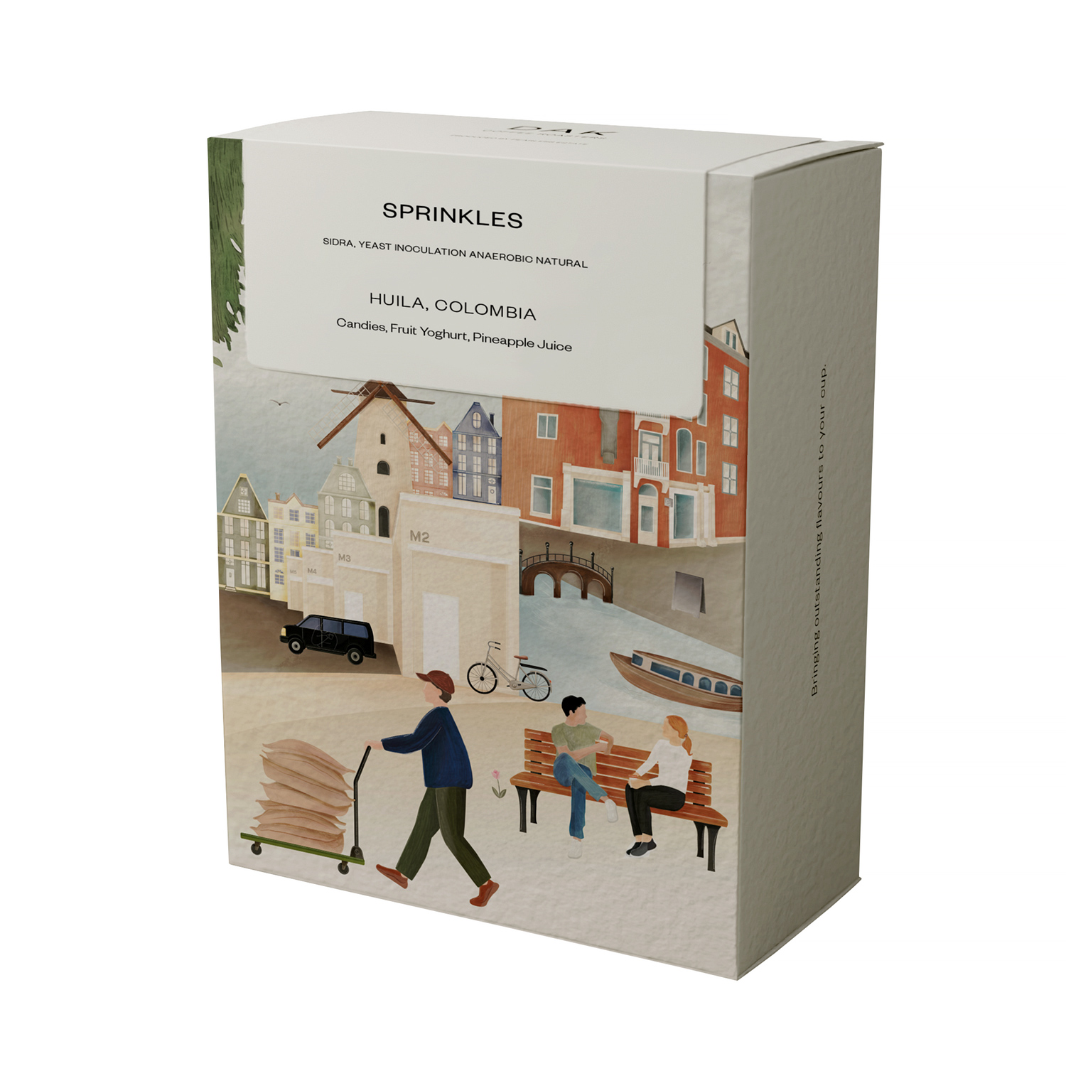 DAK Coffee Roasters - kawa ziarnista Kolumbia Sprinkles Yeast Inoculated Anaerobic Natural Filter 250 g