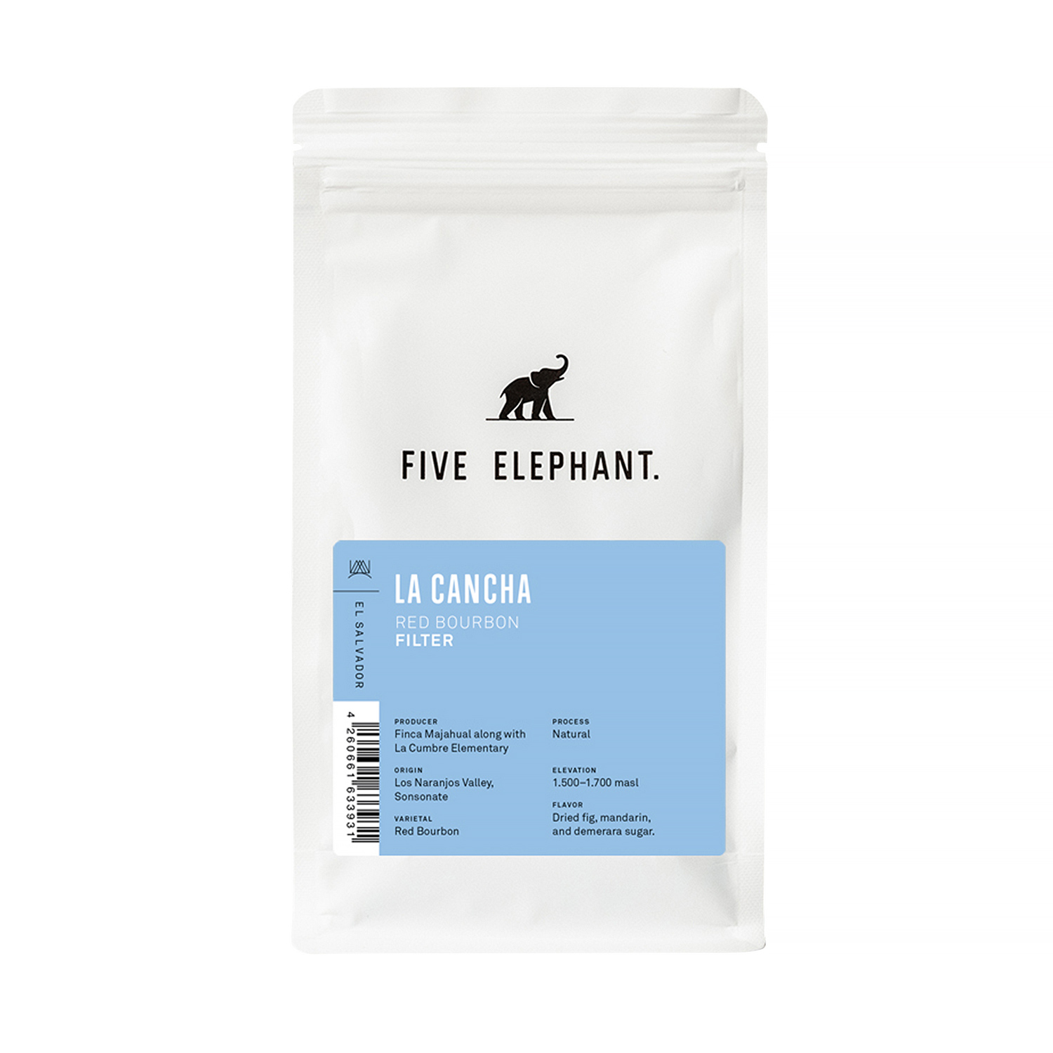 Five Elephant - El Salvador La Cancha Natural Filter 250 g