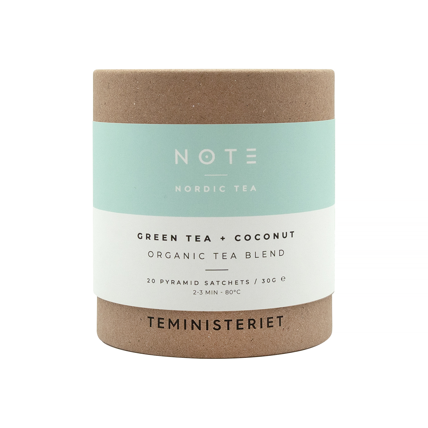 Teministeriet - NOTE Green Tea Coconut Organic - Herbata 20 Torebek