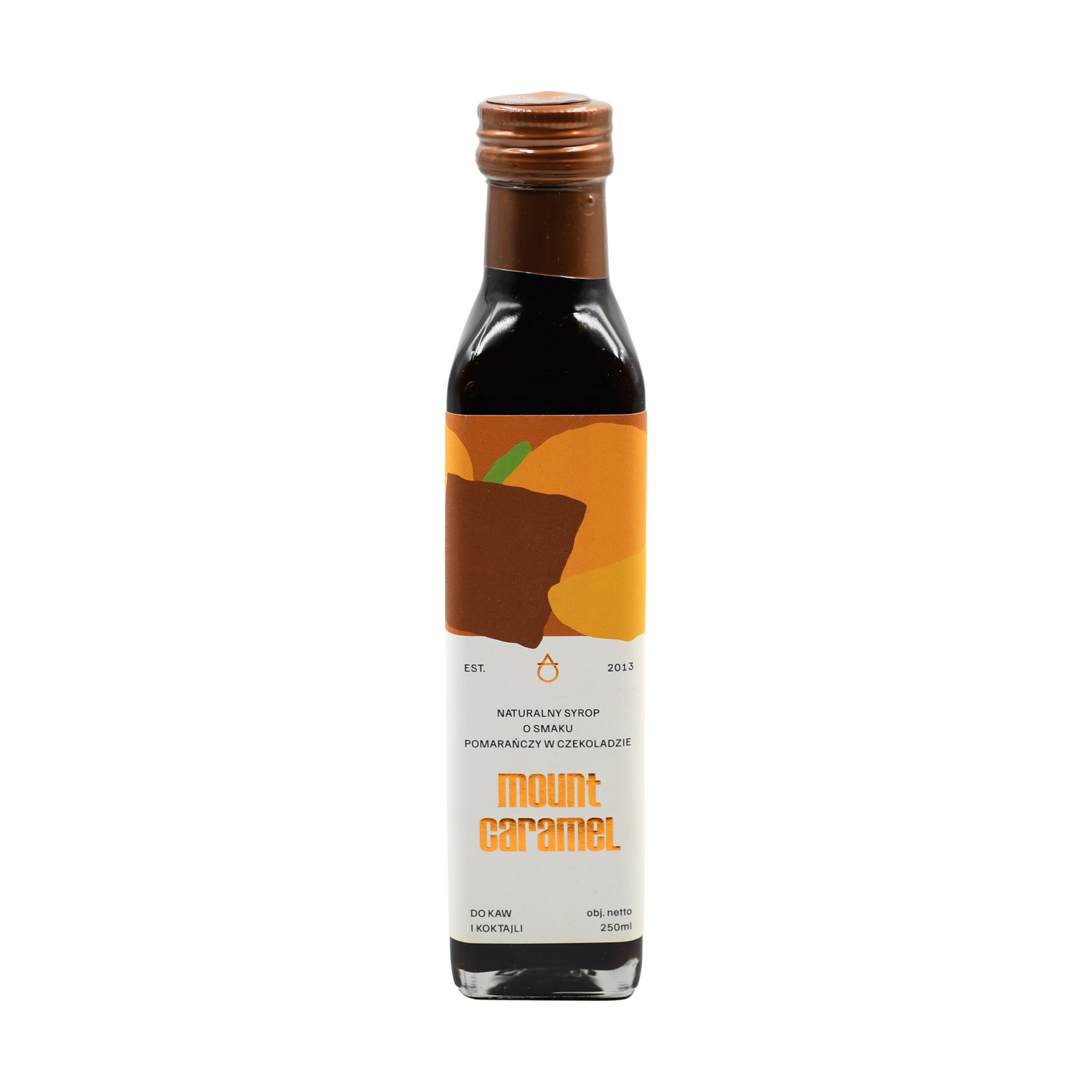 Mount Caramel - Syrop pomarańcza w czekoladzie 250 ml