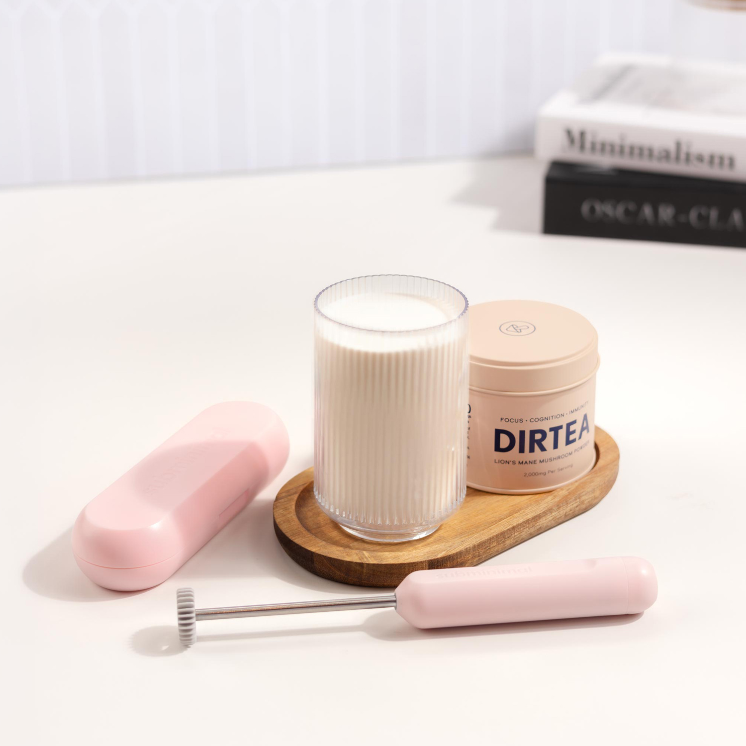 Subminimal - Manual Milk Frother NanoFoamer GO Rose