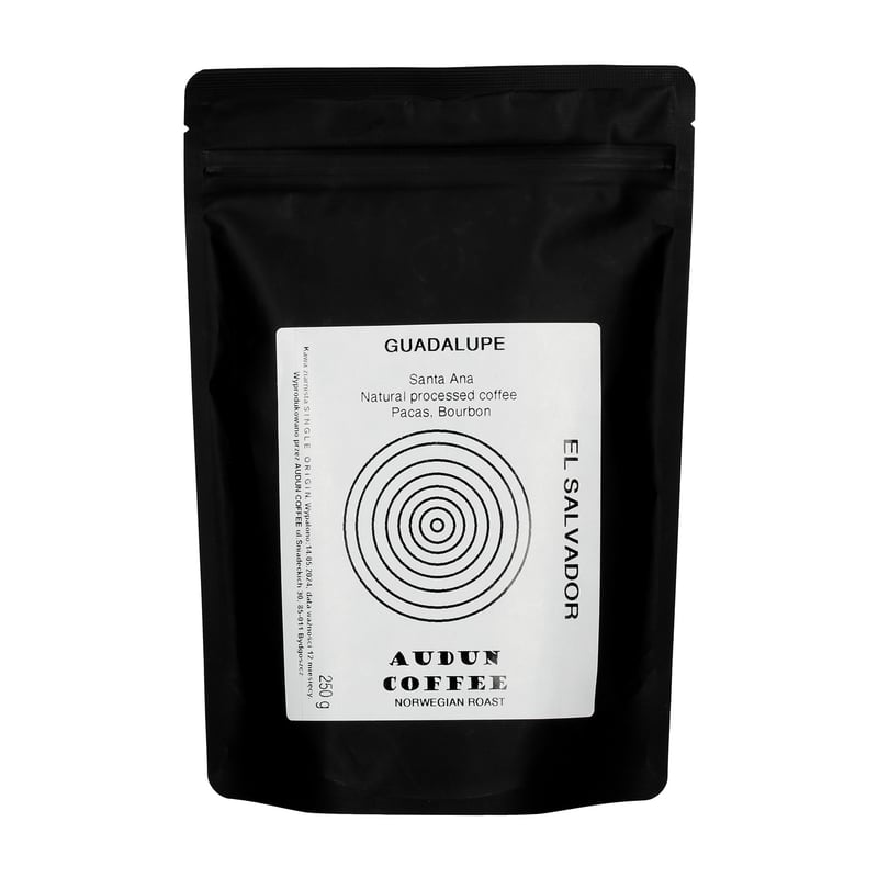 Audun Coffee - Salwador Guadalupe Natural Filter 250g (outlet)