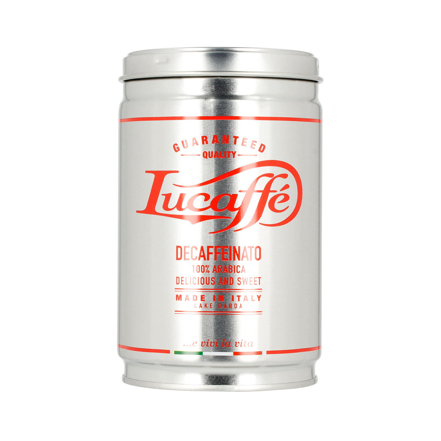 Lucaffe - Decaffeinato - Bezkofeinowa kawa mielona 250g