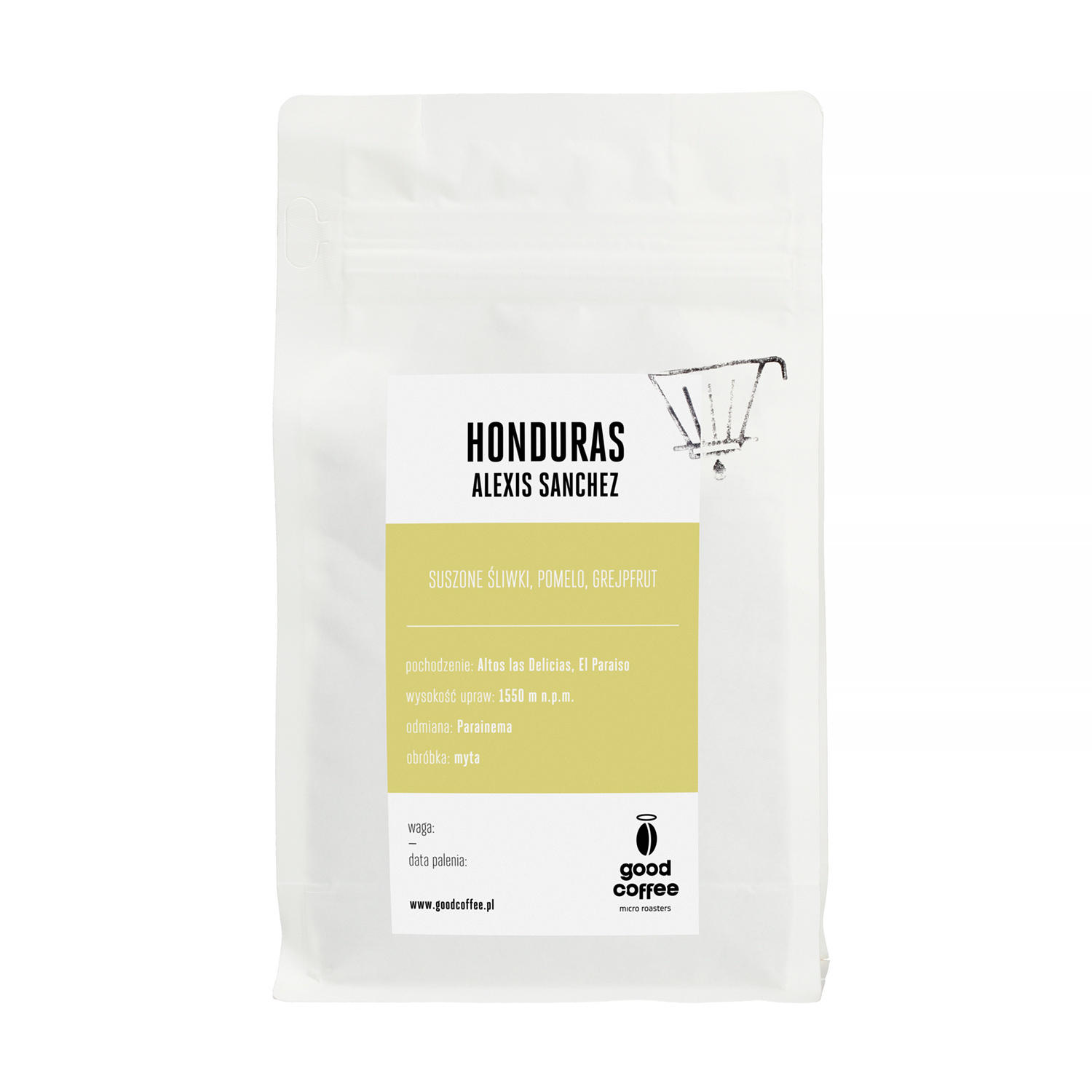 Good Coffee - kawa ziarnista Honduras Alexis Sanchez Washed Filter 250 g