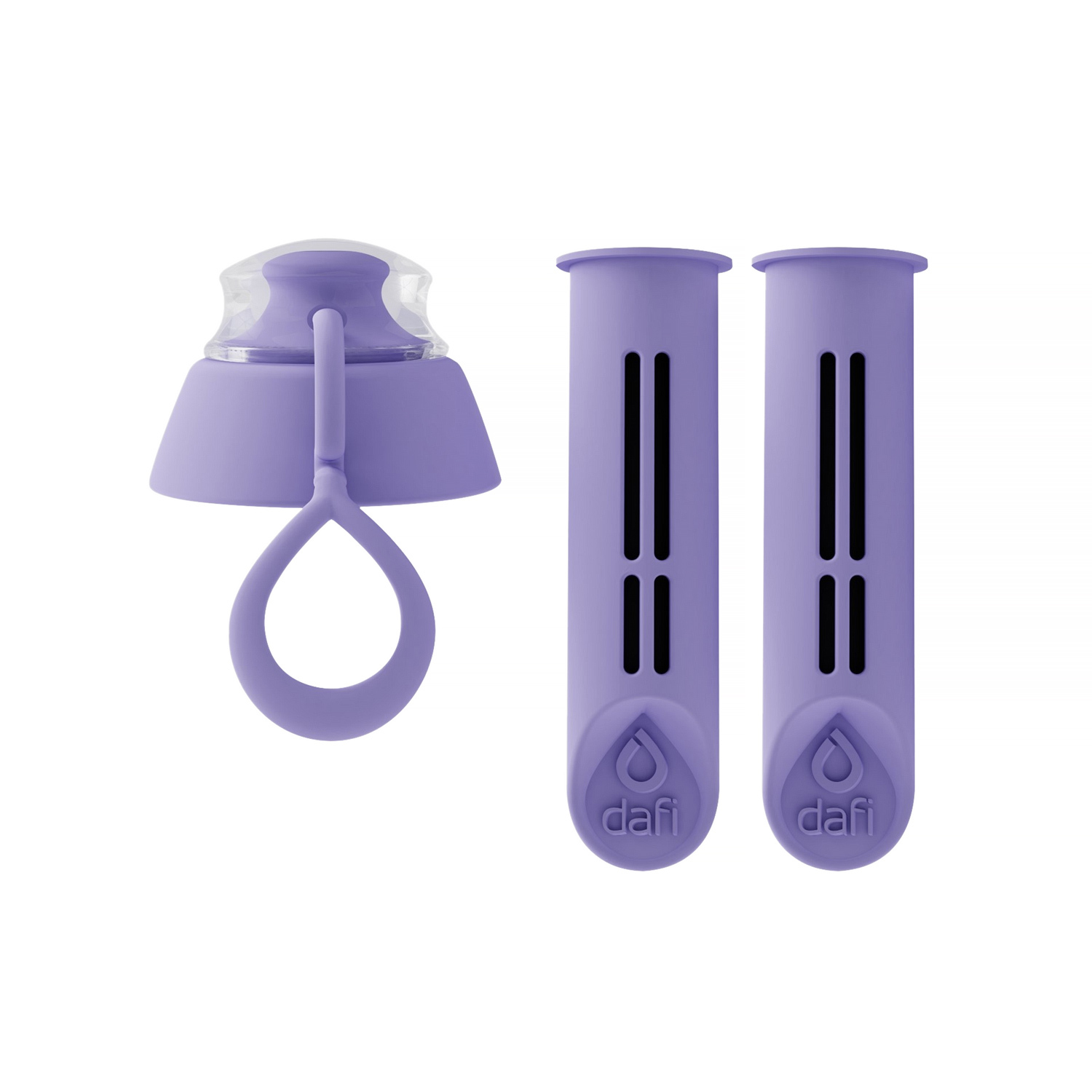 Dafi - 2-Pack of Filters + Bottle Lid - Lavender