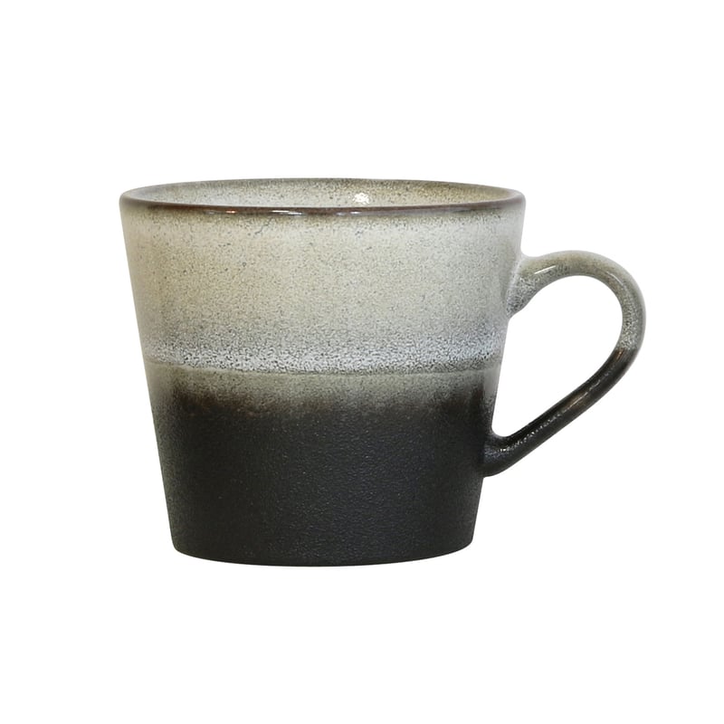HKliving - Kubek ceramiczny Cappuccino 70s Rock 300ml
