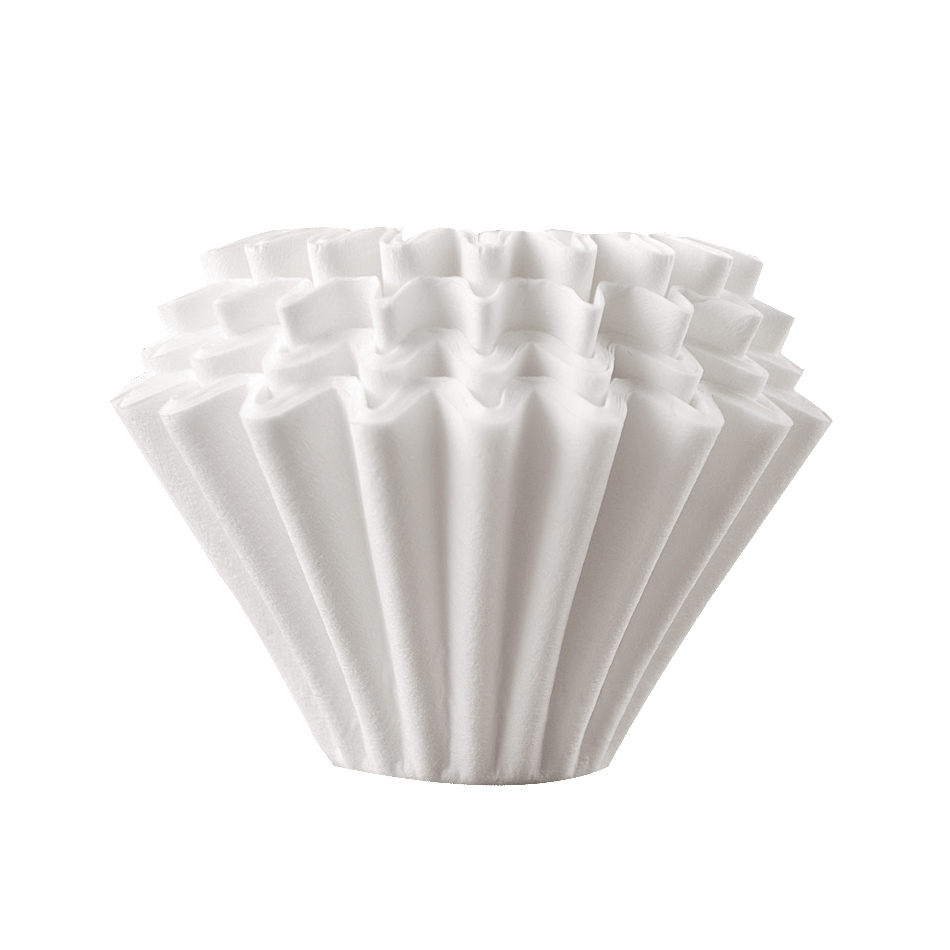 zeroHero - filtry papierowe z płaskim dnem białe - 50 sztuk