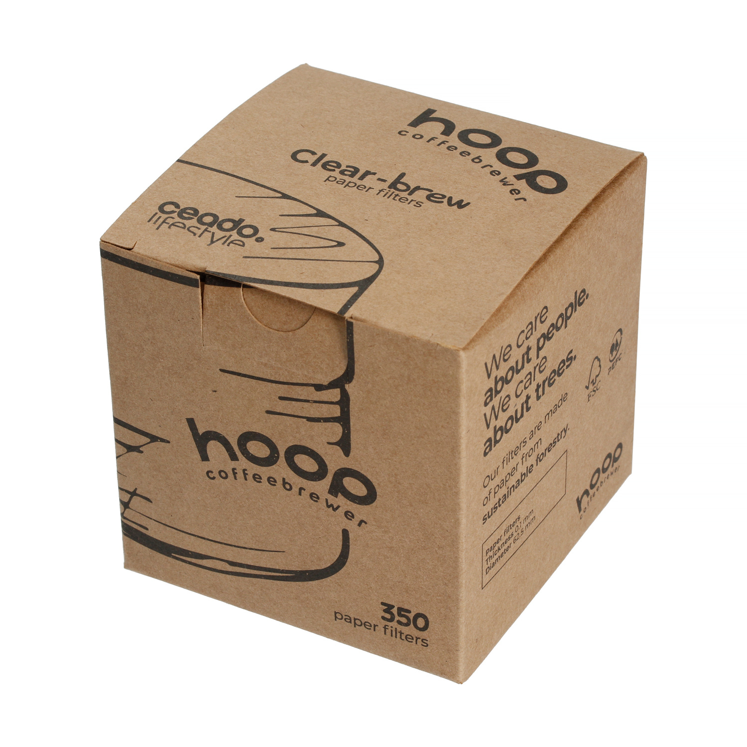 Ceado - Hoop Coffee Brewer Paper Filters 360 Pieces