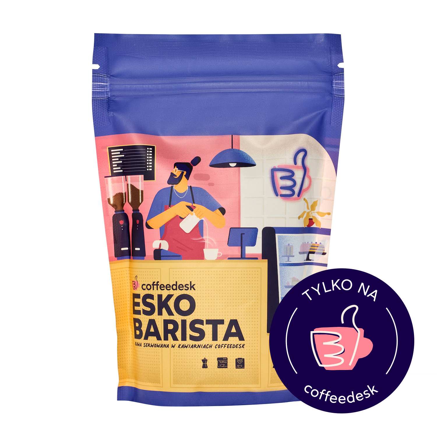 Coffeedesk Esko Barista - kawa ziarnista Brazylia Campo das Vertentes Espresso 250 g