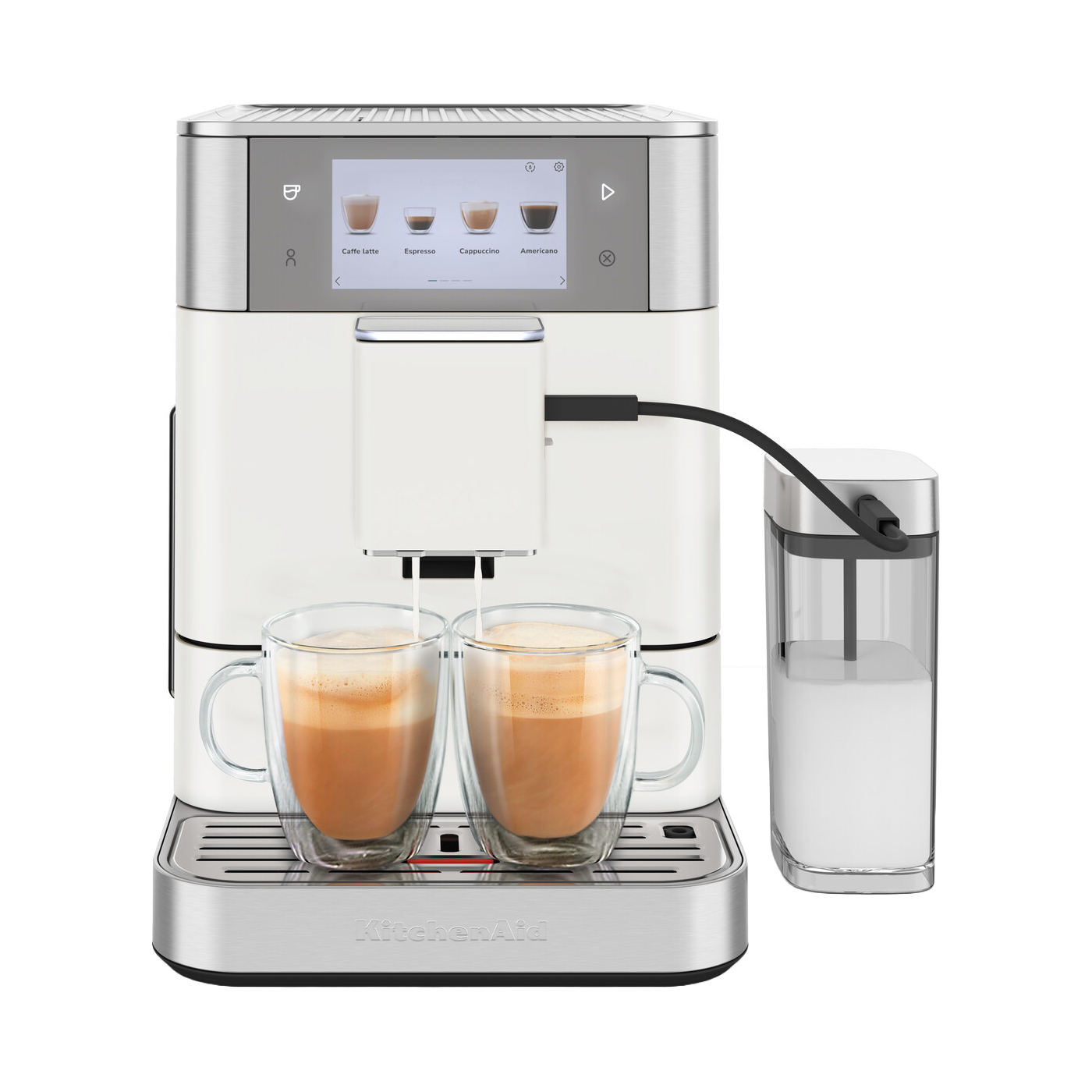KitchenAid - Automatic Espresso Machine KF8 porcelain white