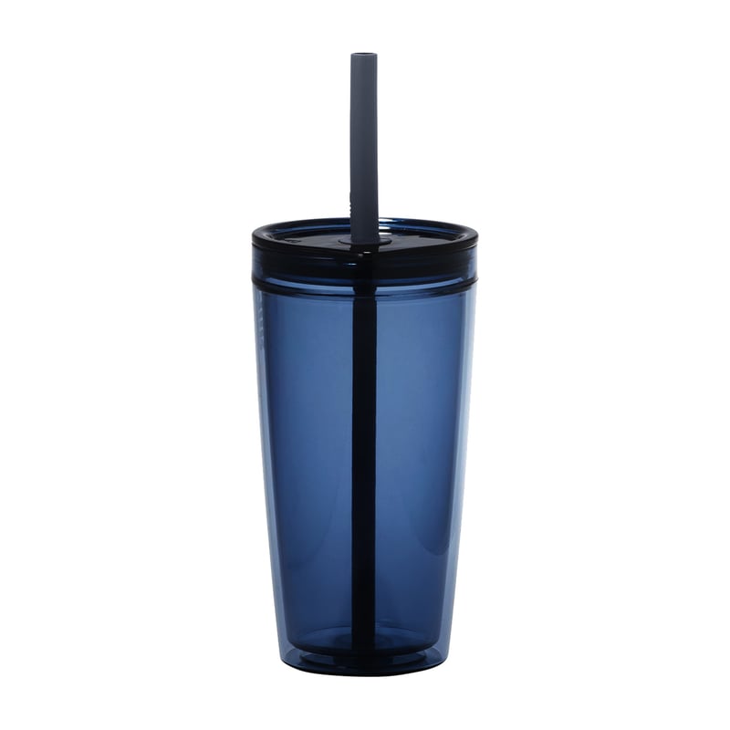 MiiR - Everywhere Straw Tumbler Granatowy - Kubek ze słomką 470ml