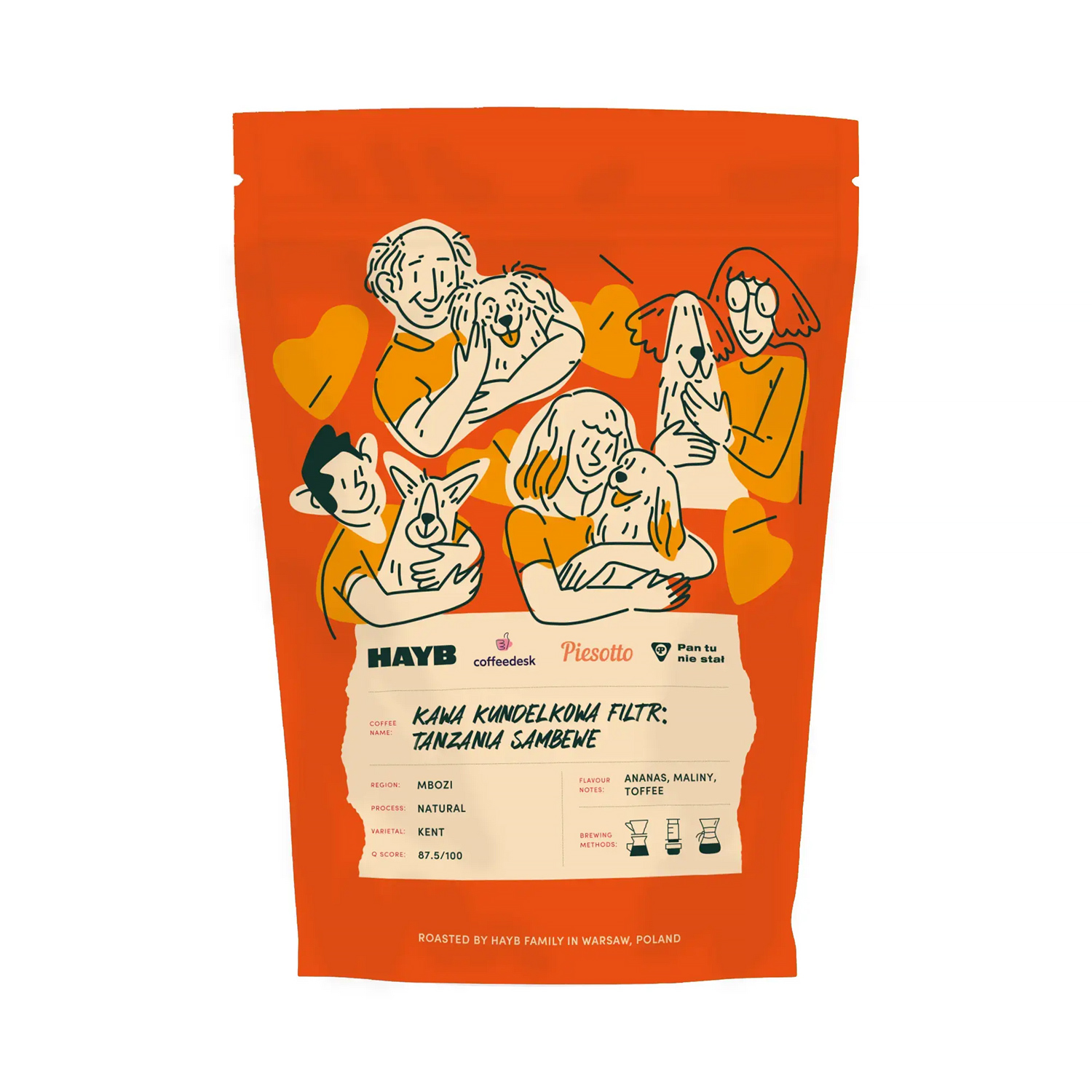HAYB - Kawa Kundelkowa - kawa ziarnista Tanzania Sambewe Natural Filter 250g