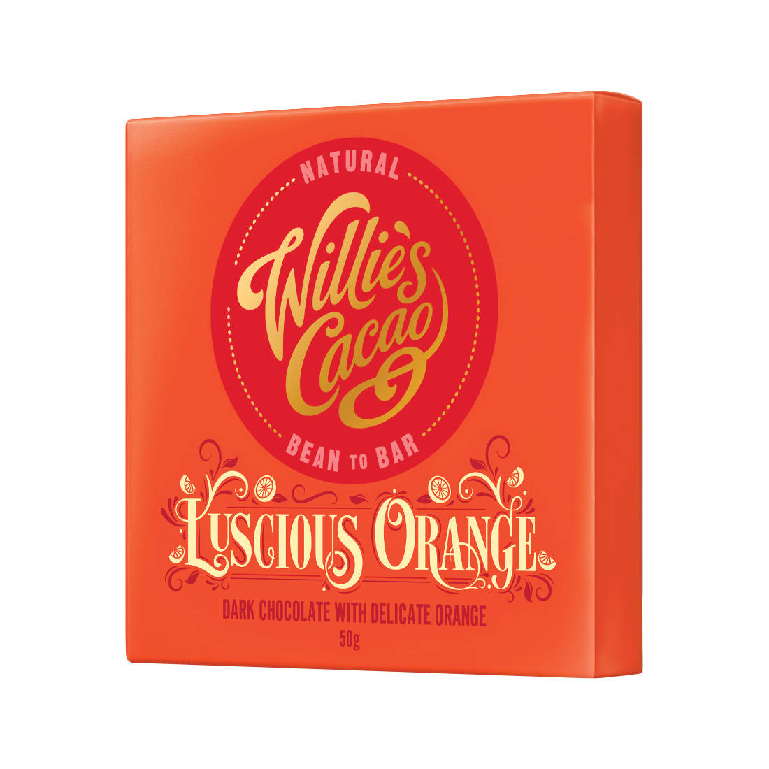 Willie's Cacao - Czekolada pomarańczowa 65% - Luscious Orange Kuba 50g