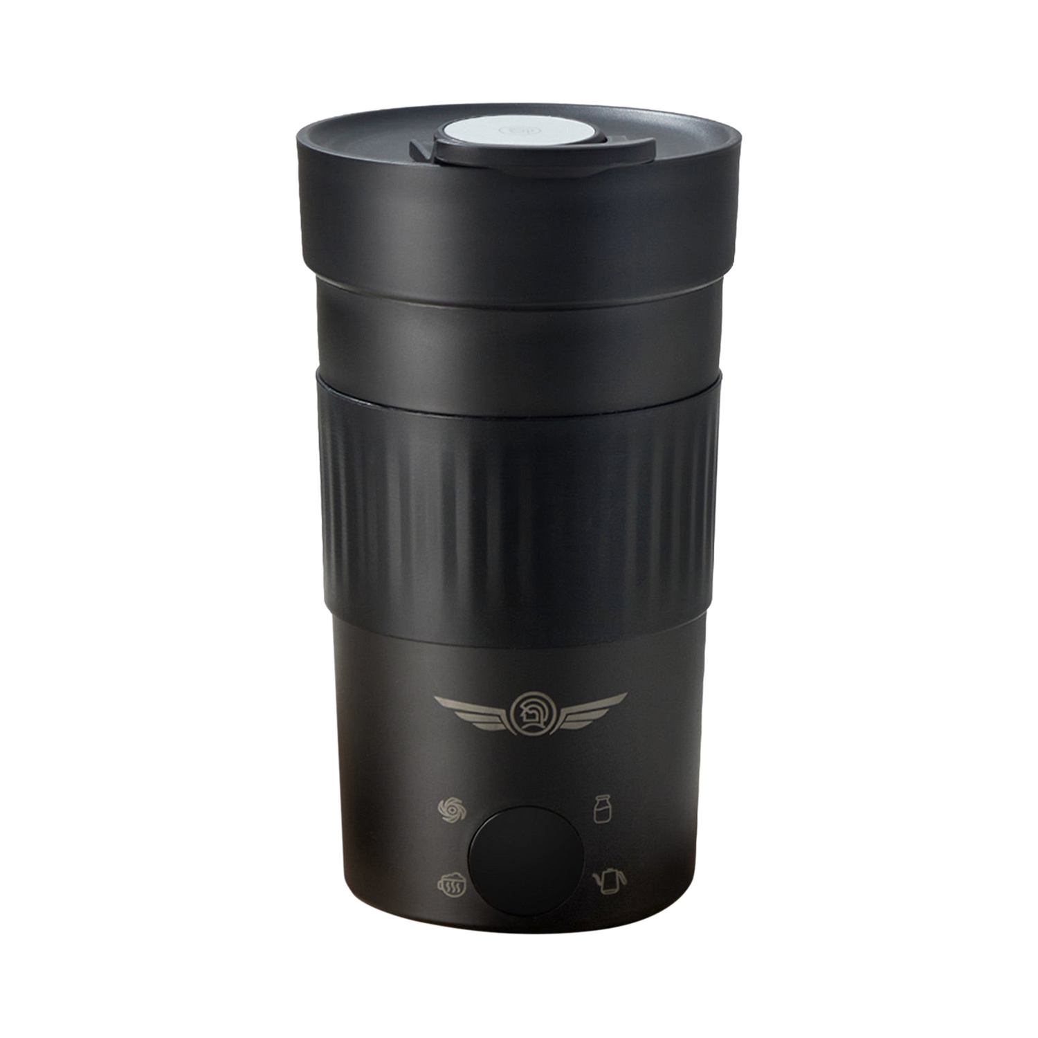 zeroHero - Artist Cup electric milk frother - Black