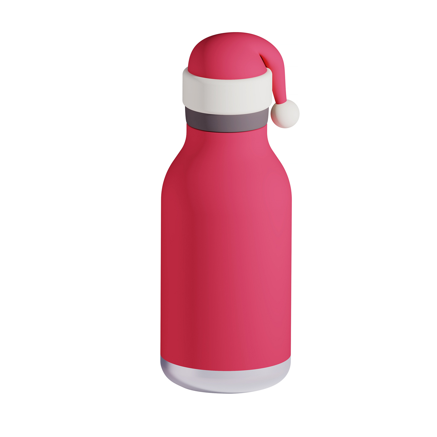 Asobu - Bestie Santa - 460 ml Insulated Bottle with Straw