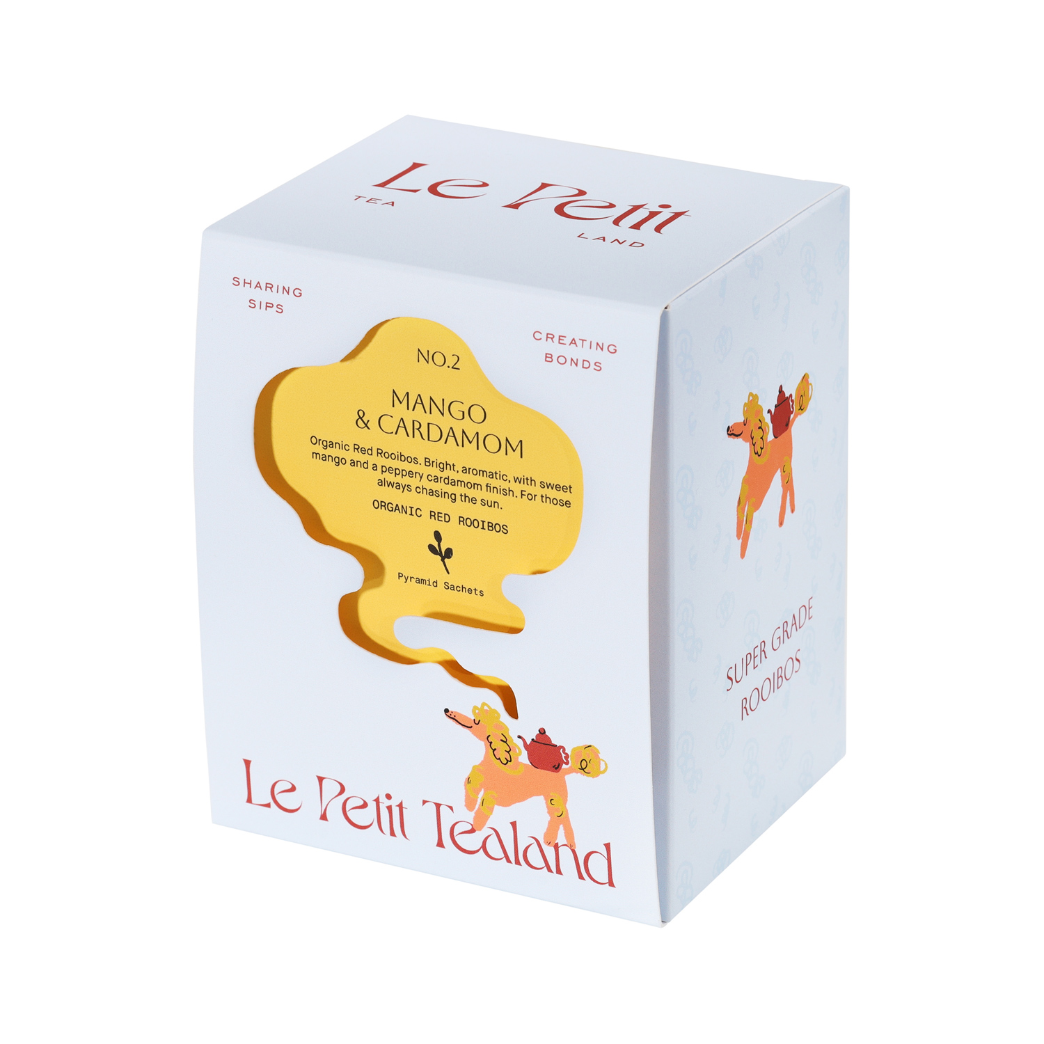 Le Petit Tealand - Rooibos Tea with mango, cardamom, and calendula petals BIO 36 g
