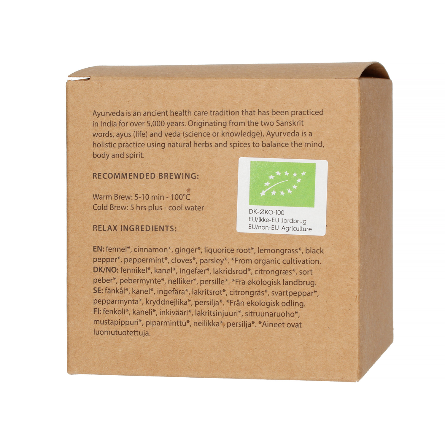 Teministeriet - Ayurveda Relax Organic -  Loose Tea 100g