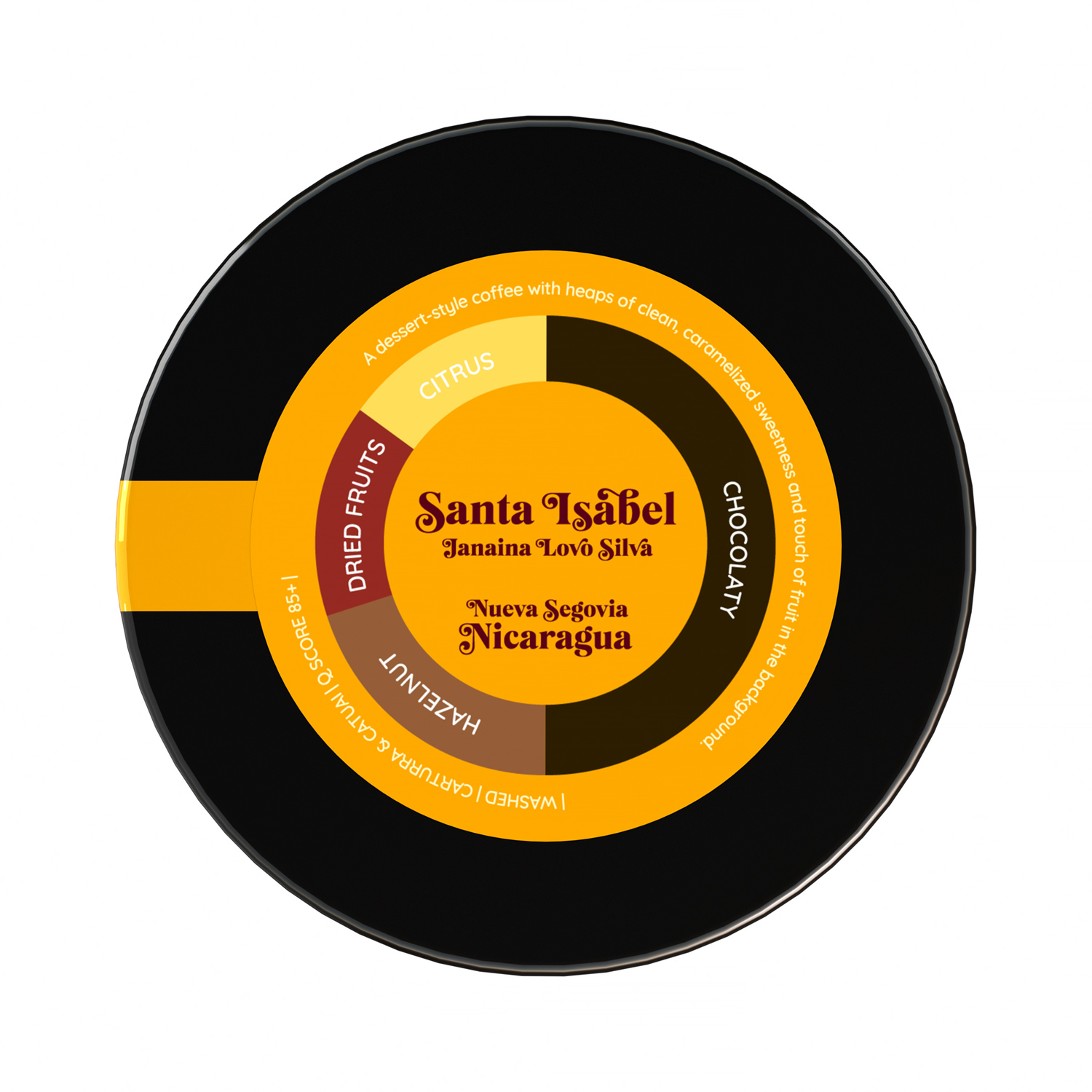 Heresy - kawa ziarnista Nikaragua Santa Isabel Washed Filter 252 g
