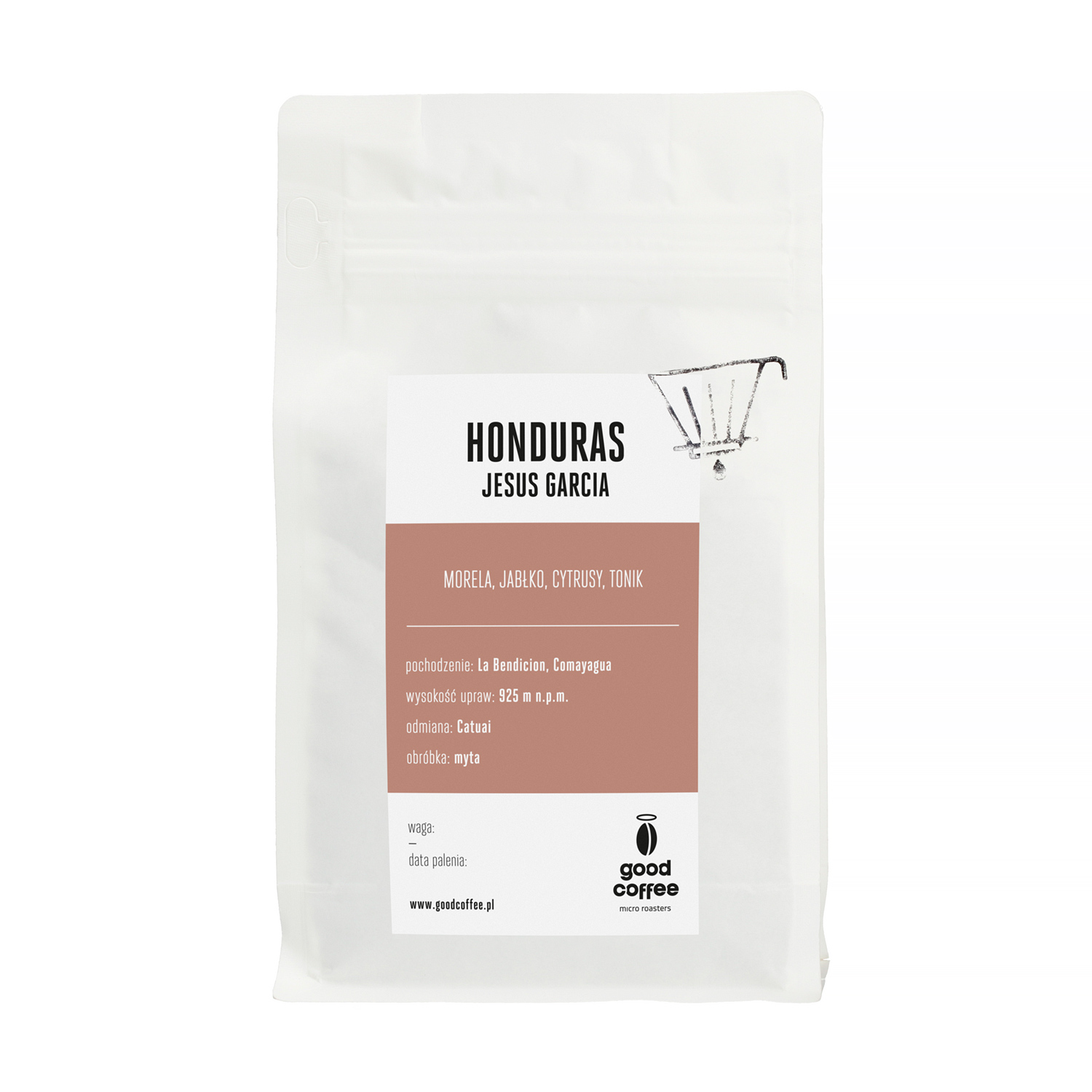 Good Coffee - kawa ziarnista Honduras Jesus Garcia Washed Filter 250 g