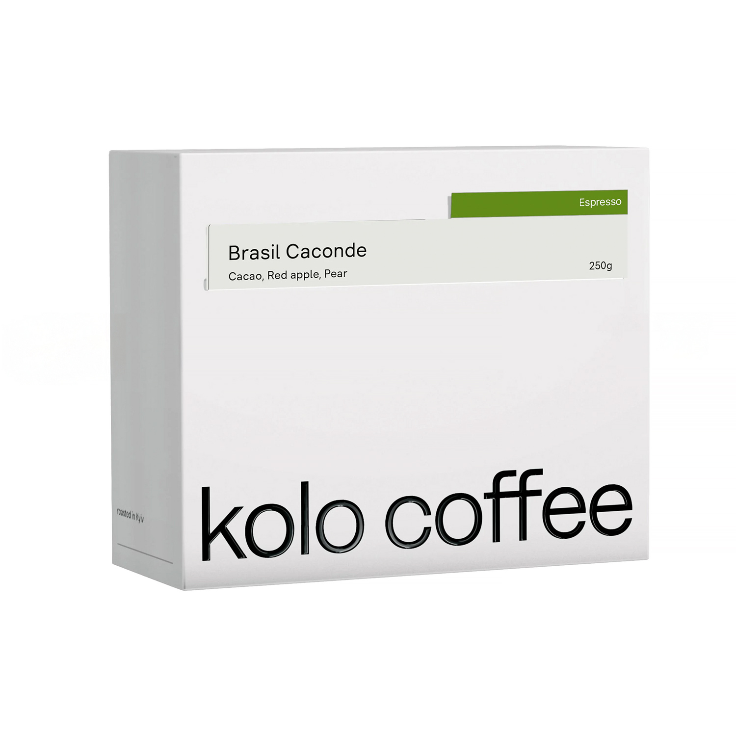 Kolo Coffee - kawa ziarnista Brazil Caconde Natural Espresso 250 g Kolo Coffee - kawa ziarnista Brazil Caconde Natural Espresso 250 g