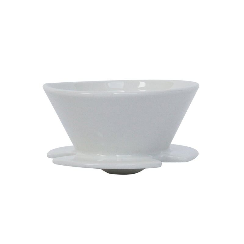 April - Ceramic Dripper - White