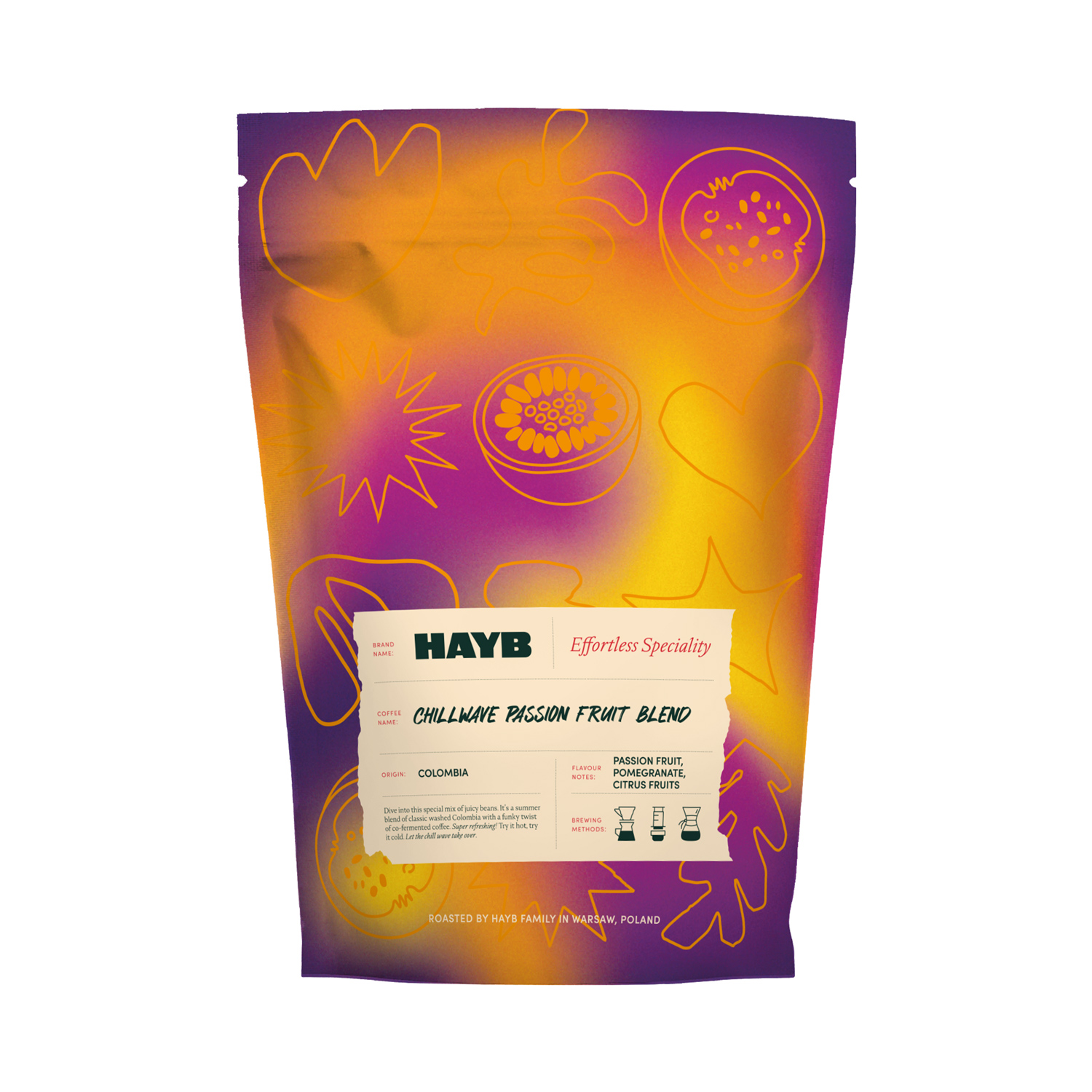HAYB - Colombia Chillwave Passion Fruit Blend Filter 250 g