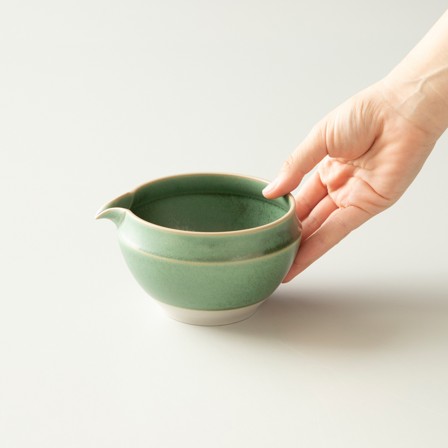 ORIGAMI - Katakuchi Matcha Bowl 540ml - Green