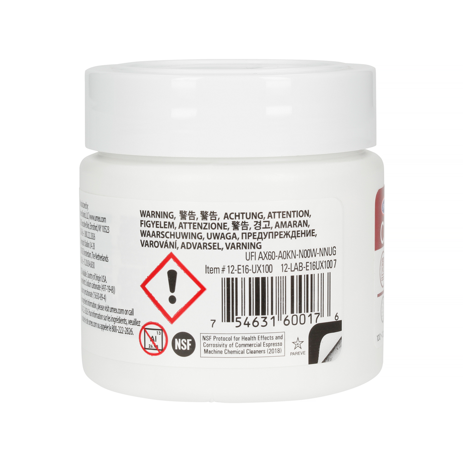 Urnex Cafiza E16 - Tabletki do czyszczenia ekspresów - 100 sztuk