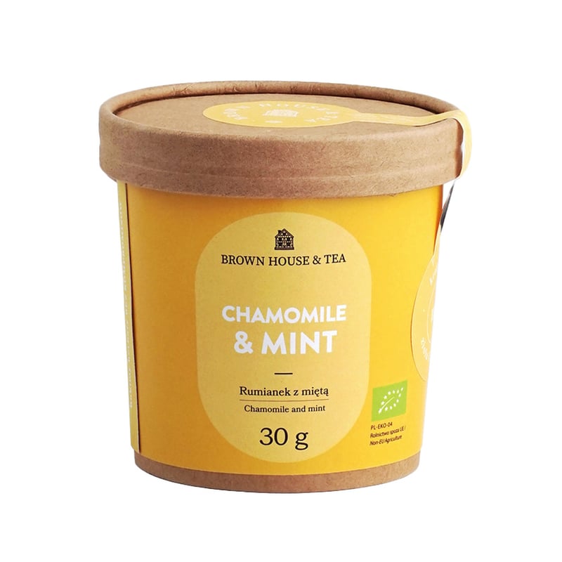 Brown House & Tea - Chamomile & Mint - Herbata sypana 30g