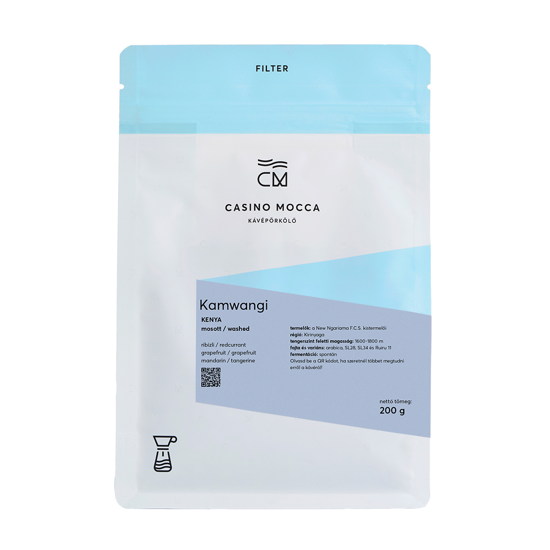Casino Mocca - kawa ziarnista Kenya Kamwangi Washed 200 g