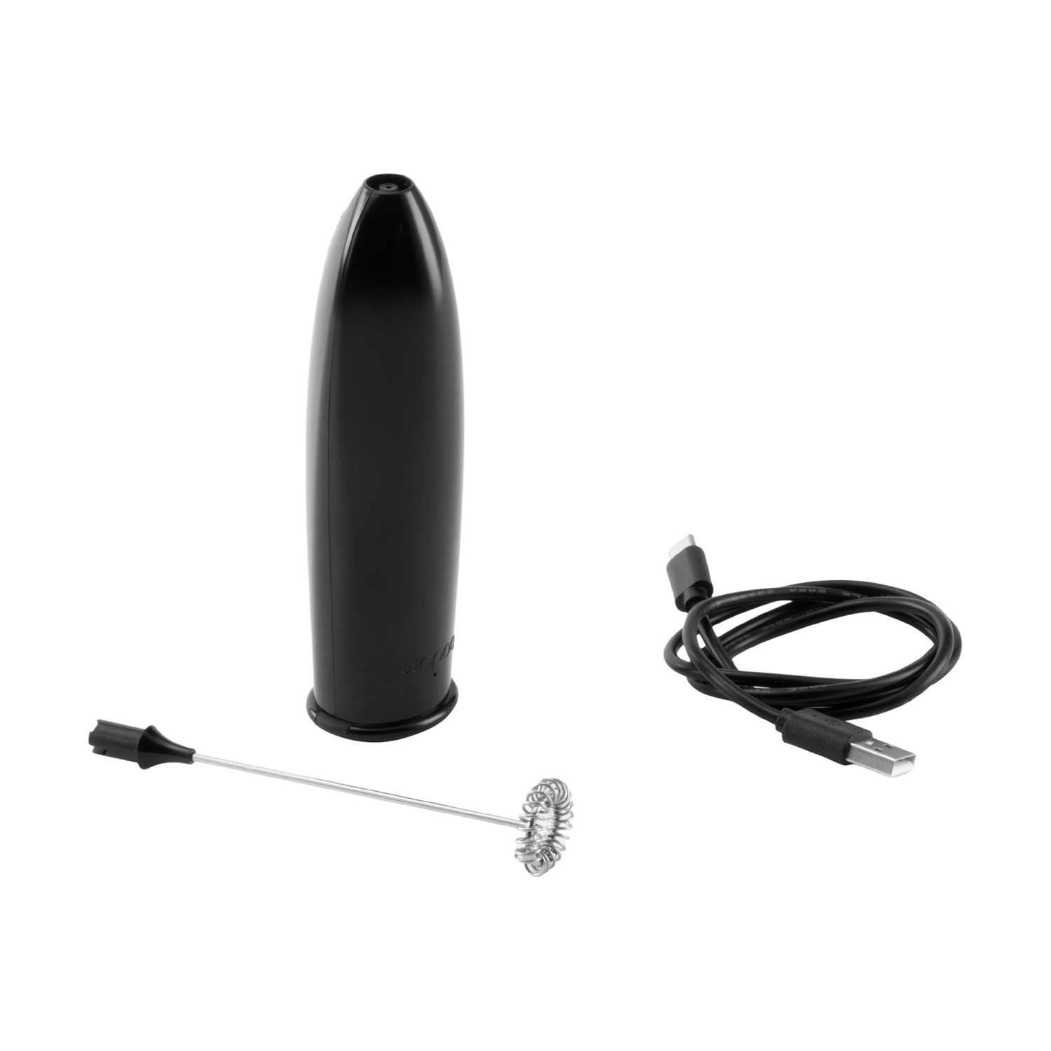 Bodum - Ręczny spieniacz Schiuma USB Czarny
