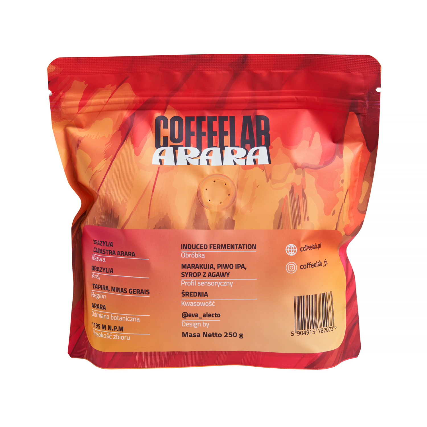 PRZELEW MIESIĄCA: CoffeeLab - Brazylia Canastra Arara Induced Fermentation Filter 250g
