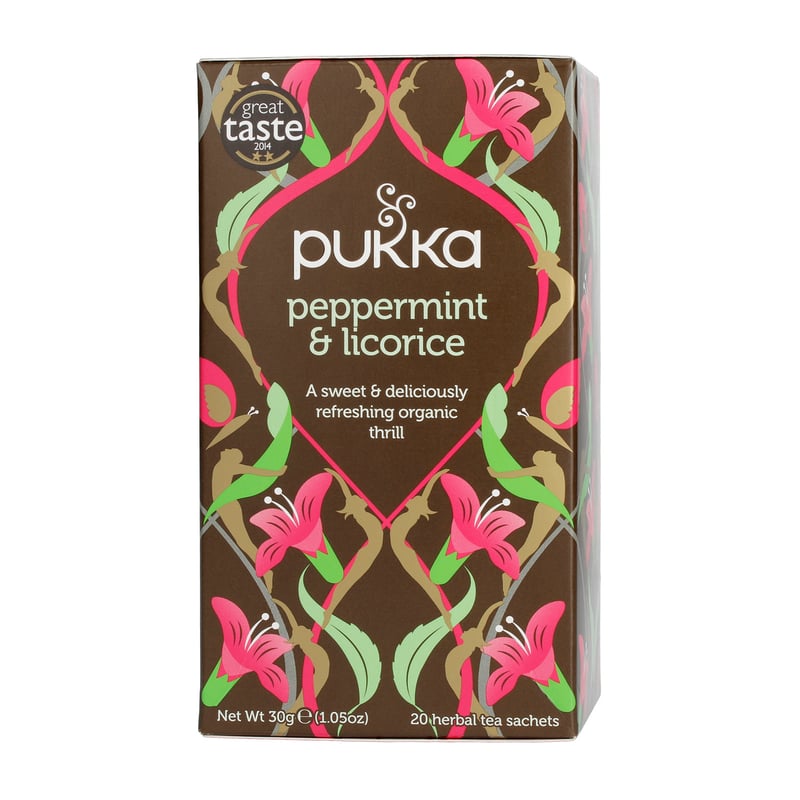 Pukka - Peppermint & Licorice BIO - Herbata 20 saszetek