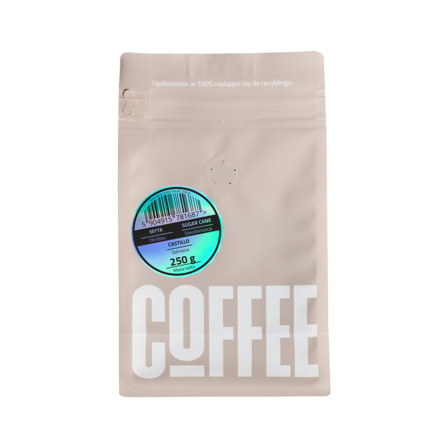 Coffeelab - Colombia Colibri Sugarcane DECAF Filter 250g