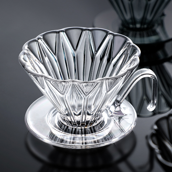 zeroHero - dripper plastikowy Prisma 1-2 fil. - Przezroczysty