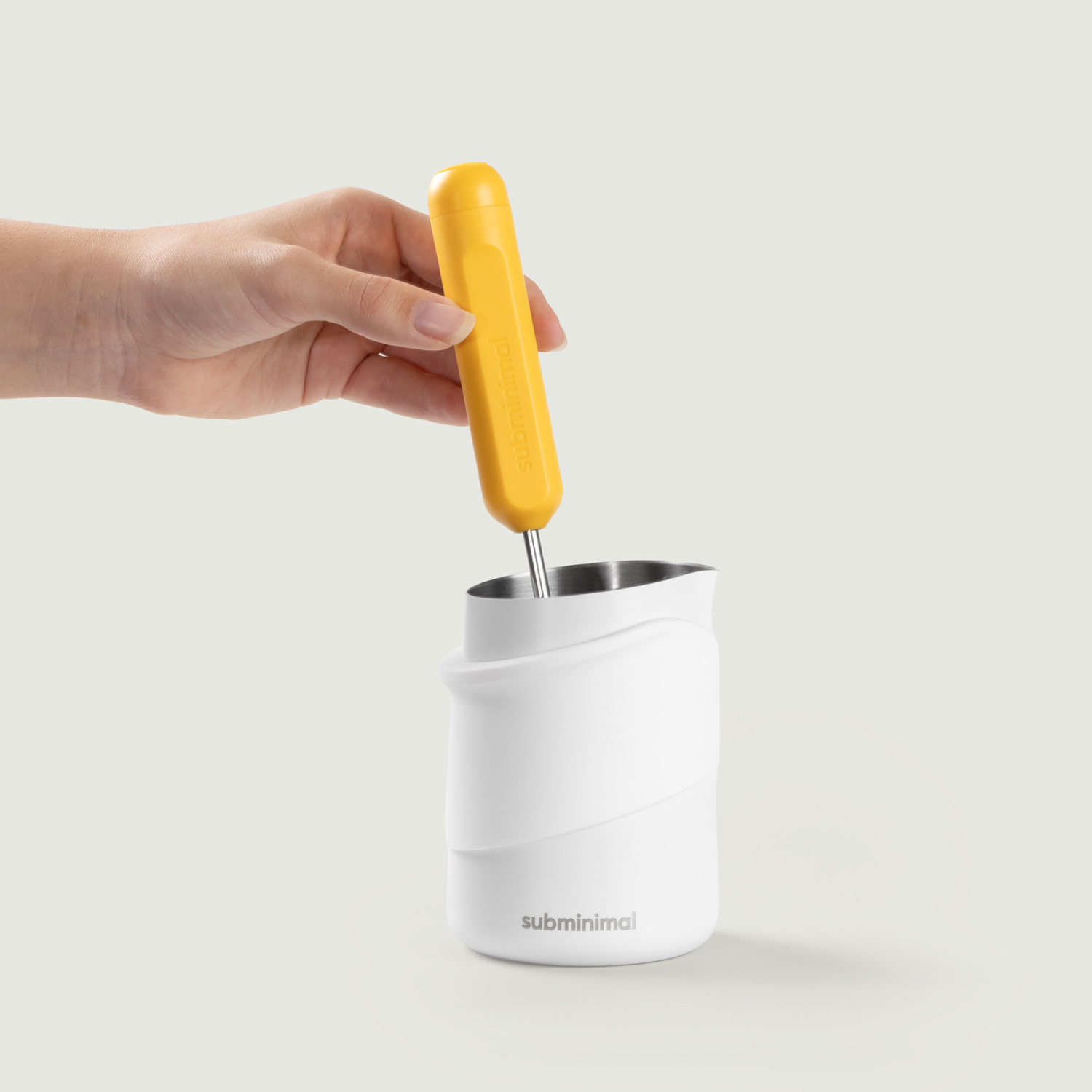 Subminimal - Manual Milk Frother NanoFoamer GO Pollen