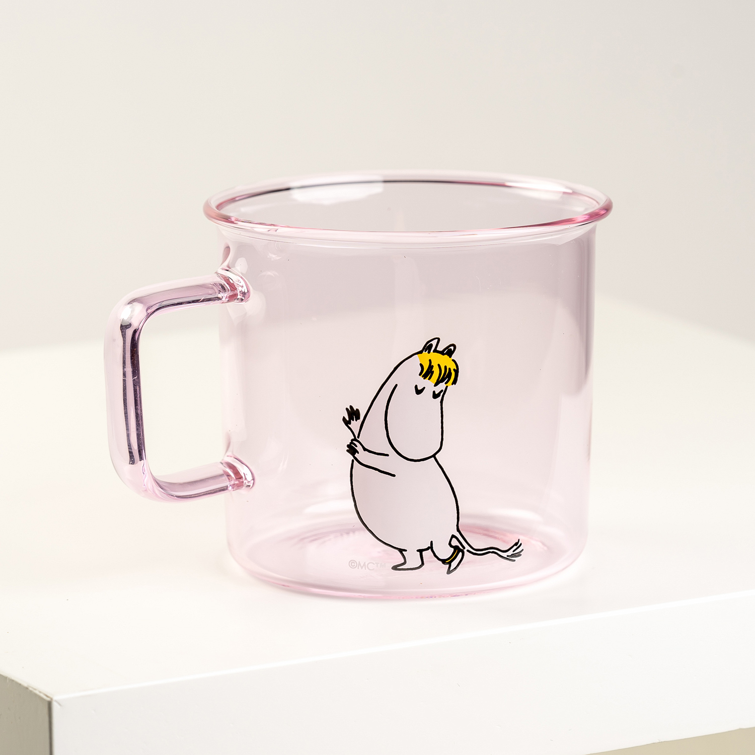 Moomin - Snorkmaiden Glass Mug 350ml Pink