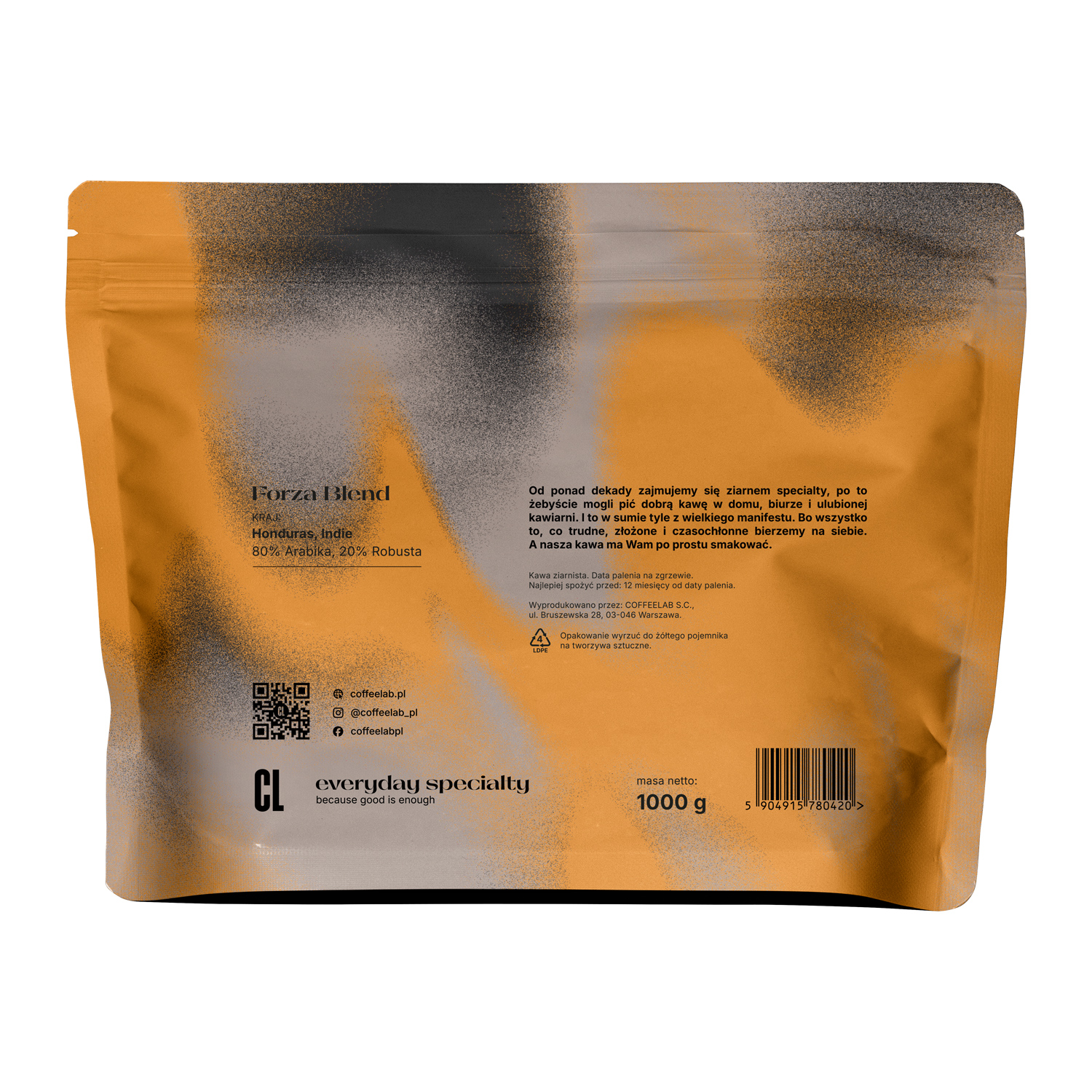 COFFEELAB - Forza Blend Espresso 1 kg