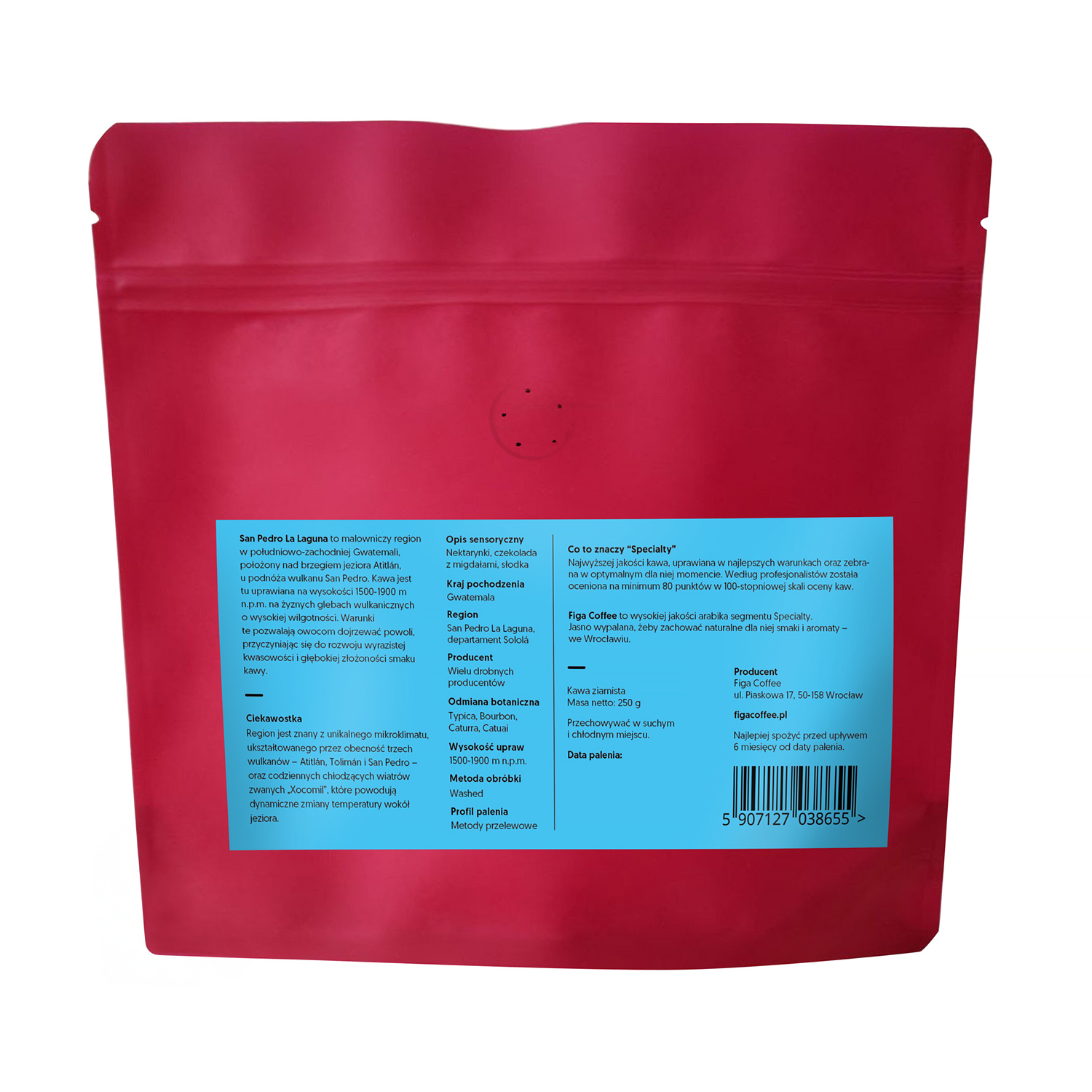 Figa Coffee - Guatemala San Pedro La Laguna Washed Filter 250 g