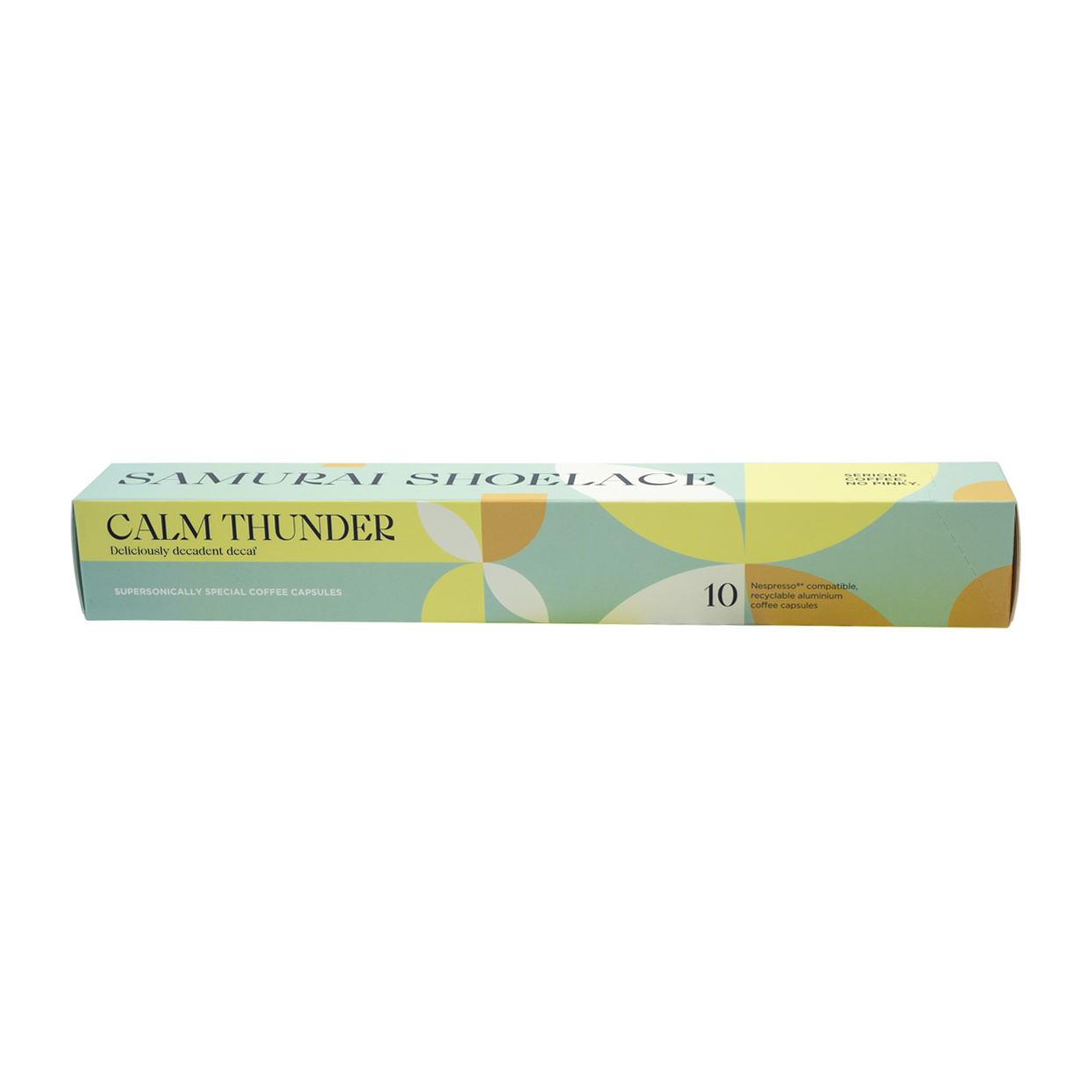 Samurai Shoelace - bezkofeinowa kawa w kapsułkach Calm Thunder Decaf - 10 kapsułek