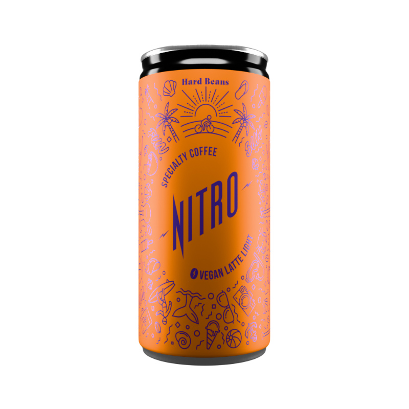 Hard Beans - Kawa Nitro Cold Brew Vegan Latte Light 200 ml