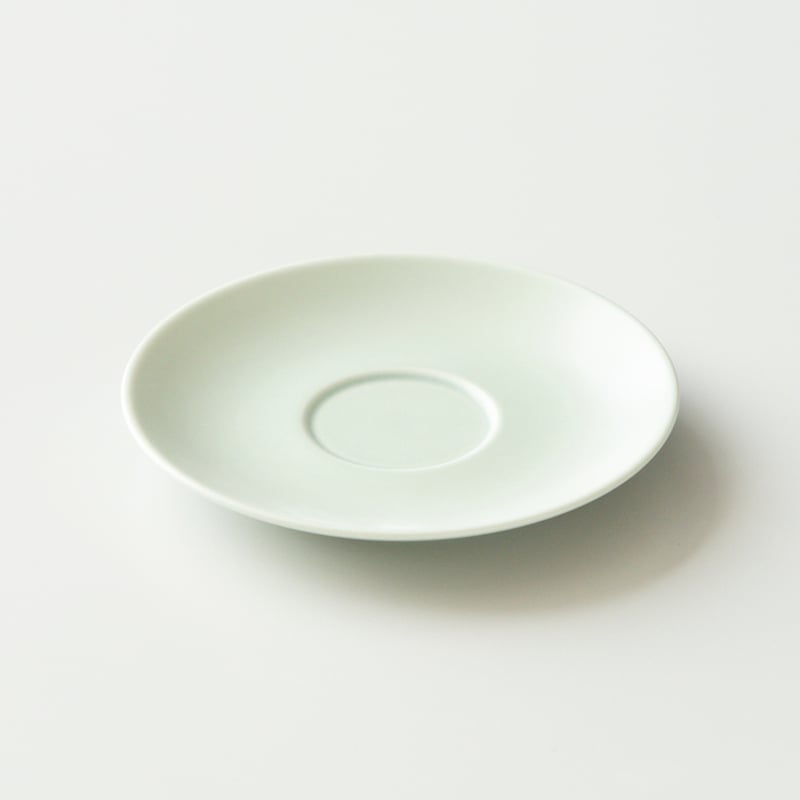 ORIGAMI - Aroma Ceramic Saucer Matt Green