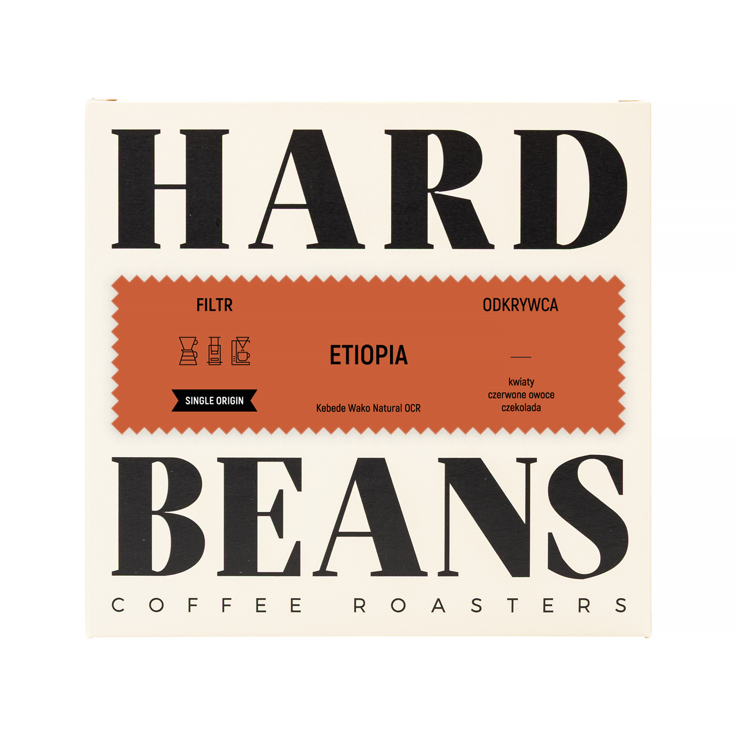 Hard Beans - Ethiopia Kebede Wako Natural OCR Filter 250 g