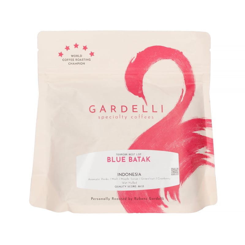 Gardelli Specialty Coffees - Indonezja Blue Batak Giling Basah Omniroast 250g