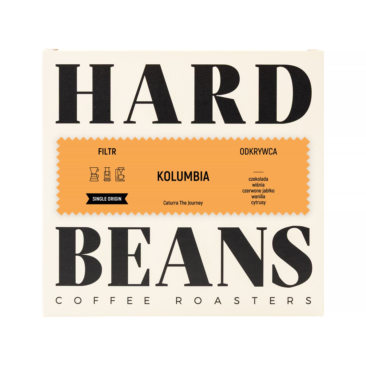 Hard Beans - kawa ziarnista Kolumbia Caturra The Journey Filter 250 g